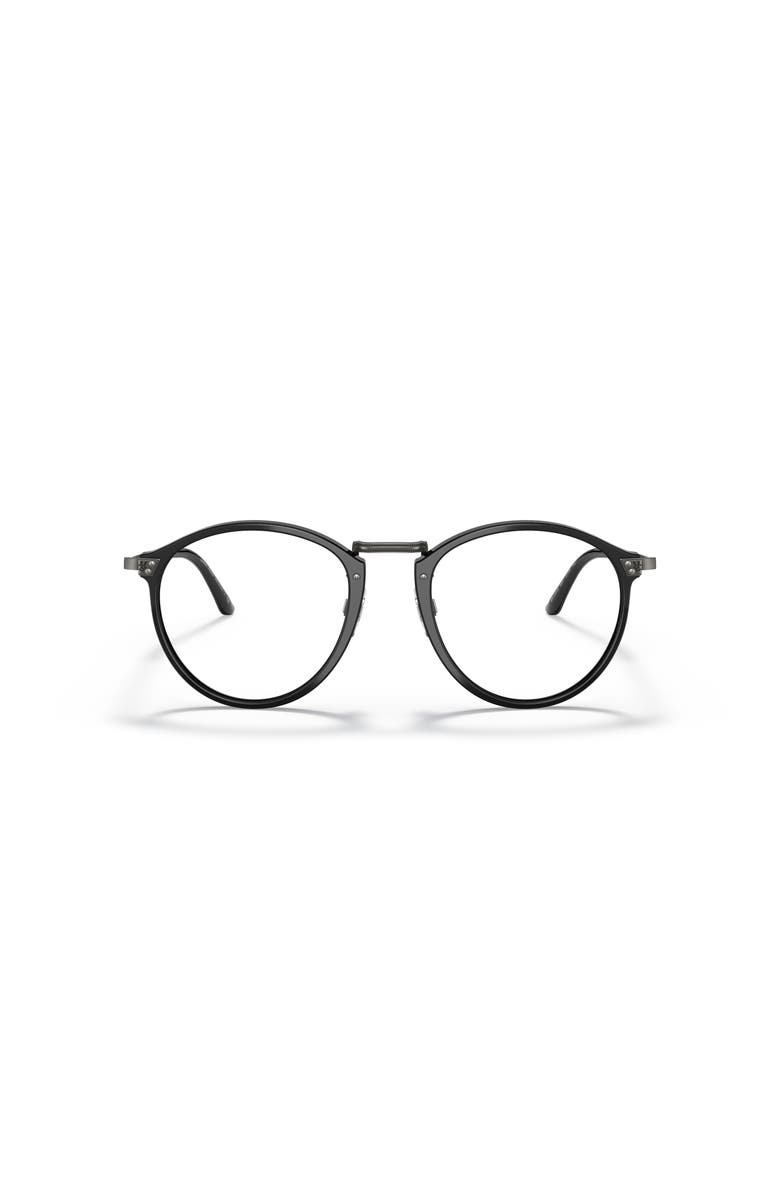 Giorgio Armani 51mm Phantos optical glasses, Alternate, color, Black