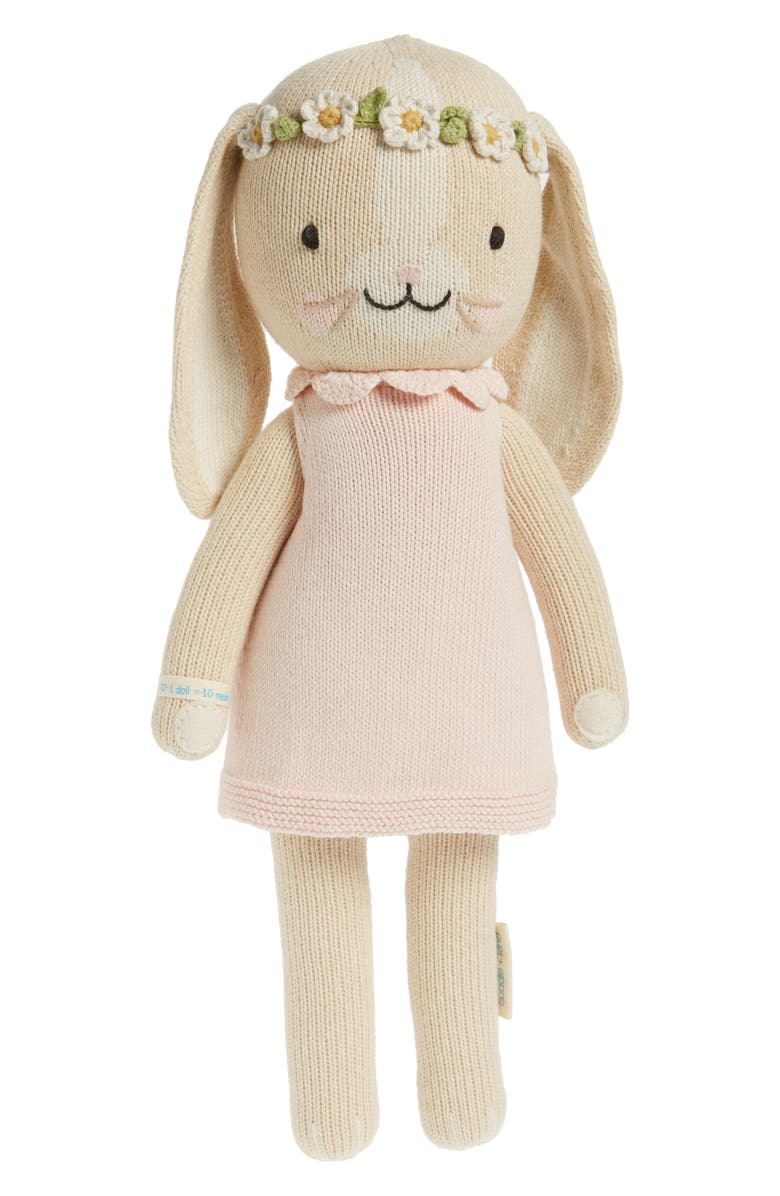 cuddle+kind cuddle + kind Blush Hannah the Bunny Stuffed Animal, Main, color, Pink