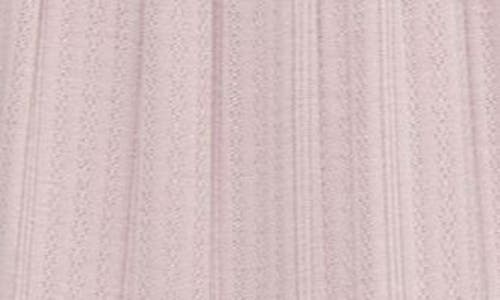 Little Me Violet Ruffle Knit Romper And Headband Set In Neutral
