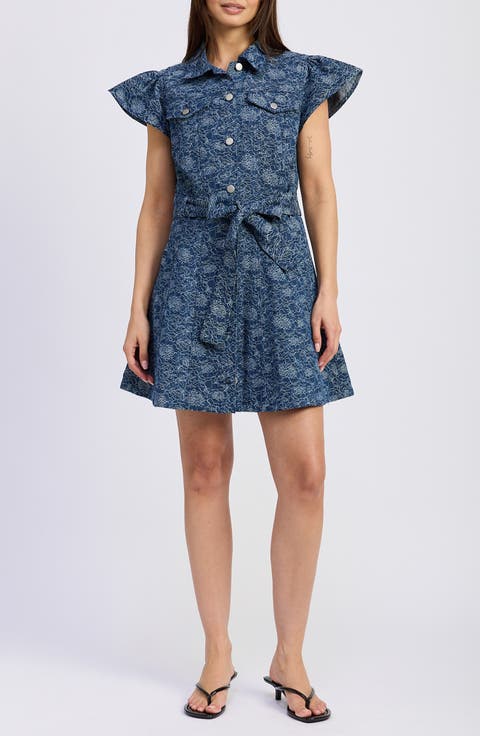 Eliana Floral Cotton Minidress