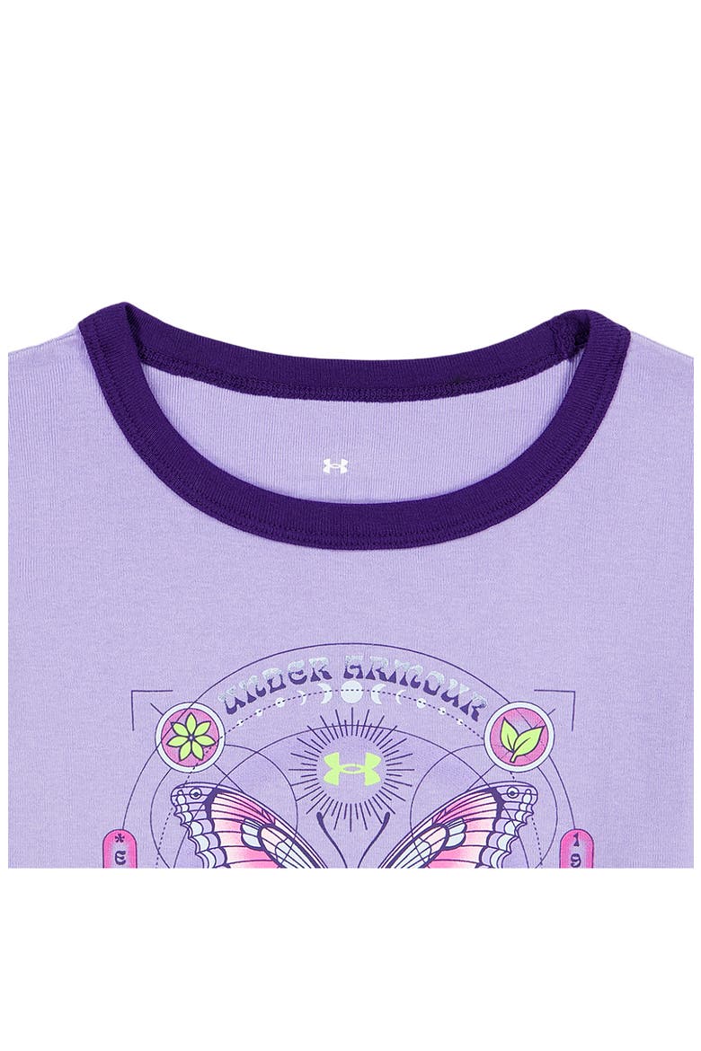 Kids' Schematics Graphic Ringer Baby Tee, Alternate, color, PURPLE