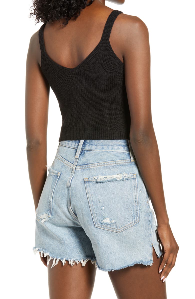 VERO MODA Henja Crop Sweater Tank Top, Alternate, color, 