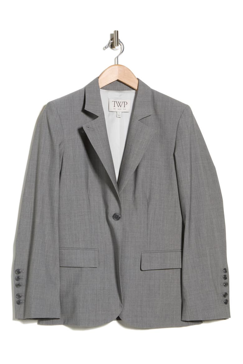 Supper Wool Blend Blazer, Alternate, color, MEDIUM HEATHER GREY