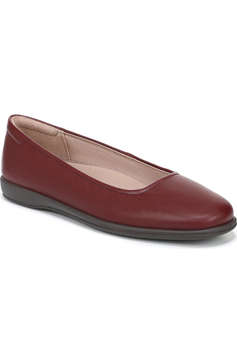 Naturalizer Soft Flex Ballet Flat, Main, color, Cranberry Red