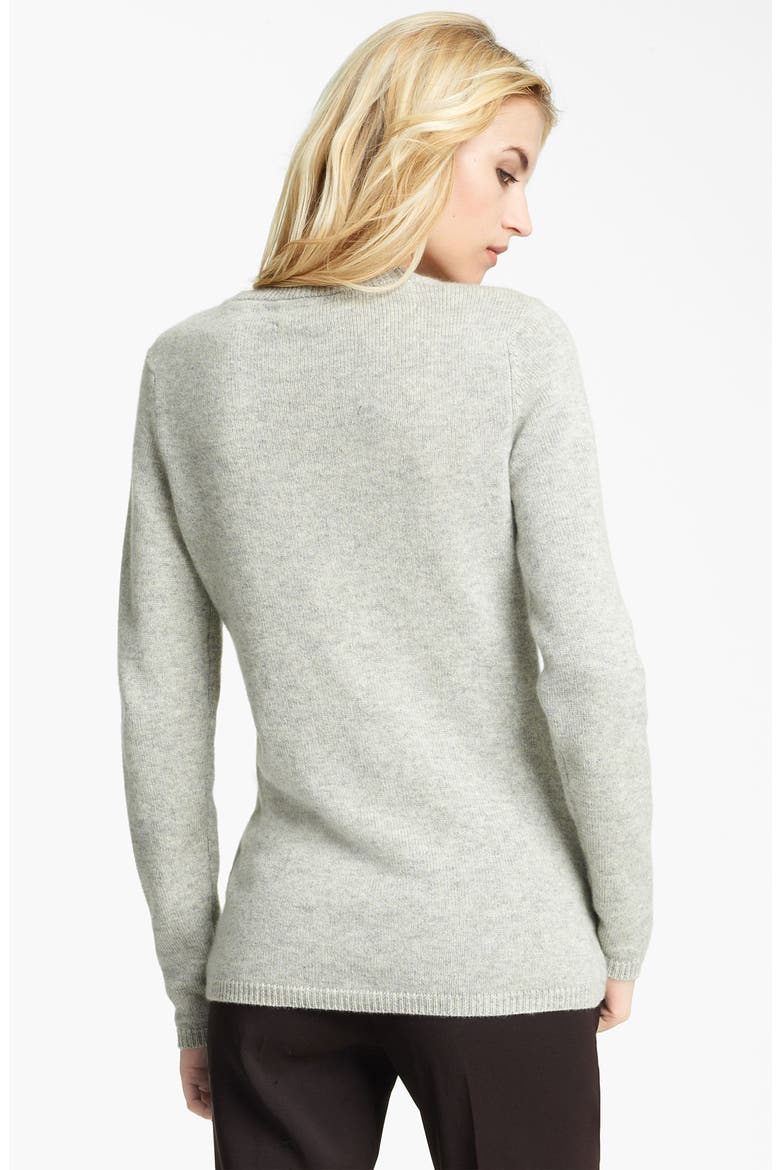 Owl Cashmere Sweater, Alternate, color, LIGHT GREY