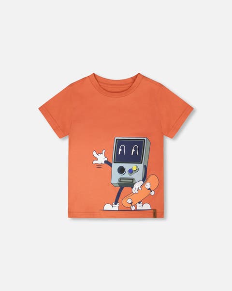 Organic Cotton Jersey Skate Chest Graphic T-Shirt (Toddler, Little Kid & Big Kid)