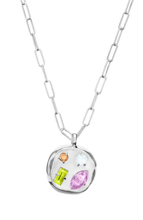 Birthdate Co. The June Birthdate Silver Pendant In June 27th - Silver