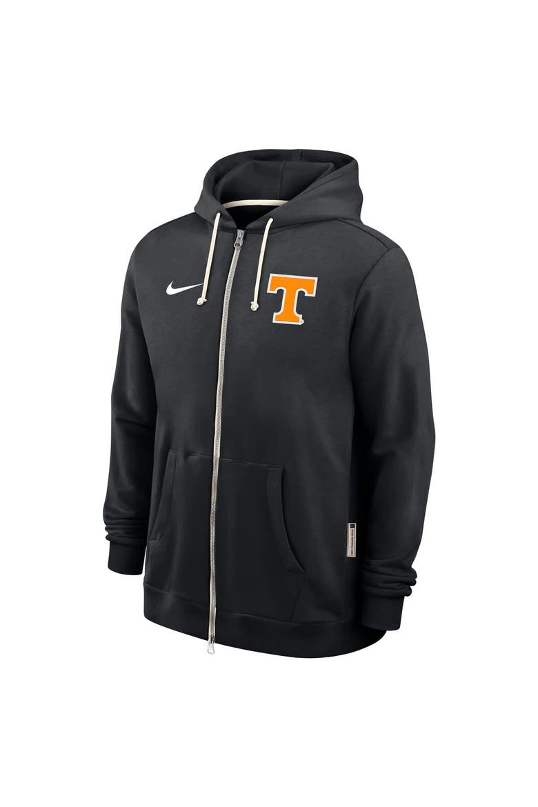 Men's Nike Black Tennessee Volunteers 2025 Sideline Standard Issue Dri-FIT Full-Zip Hoodie, Alternate, color, Black