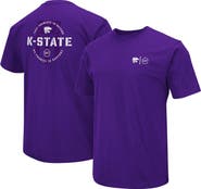 COLOSSEUM Men's Colosseum Purple Kansas State Wildcats OHT Military Appreciation T-Shirt