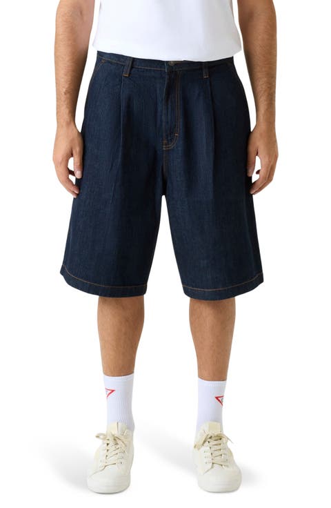 Pleated Baggy Shorts