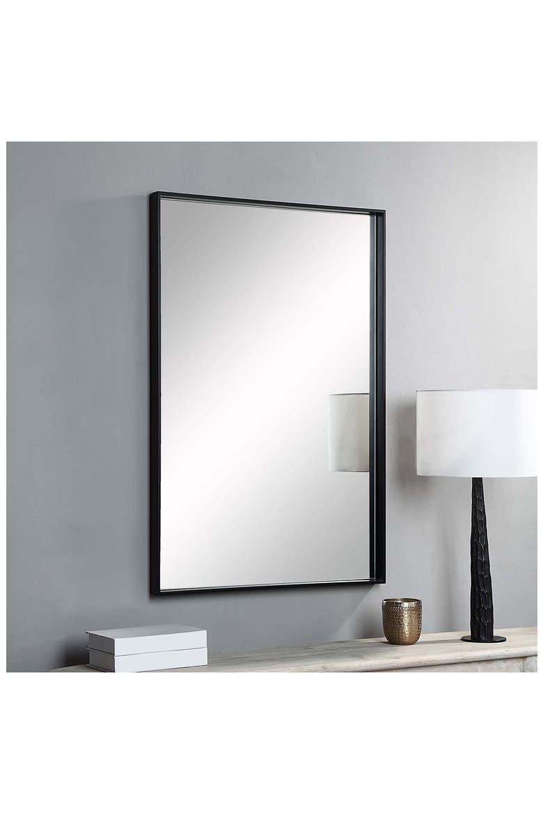 Annalise Mirror, Alternate, color, MATTE BLACK