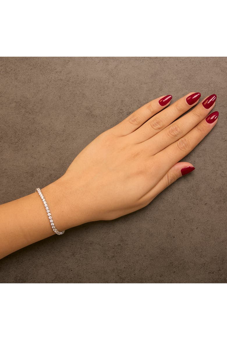 IGI Certified 14K White Gold 6.0 Cttw Lab Grown Diamond Tennis Bracelet, Alternate, color, White Gold