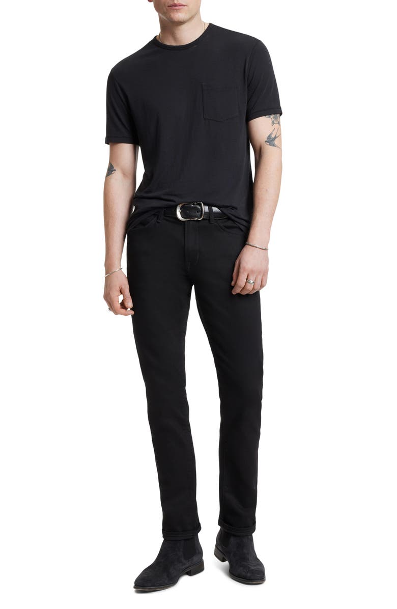 John Varvatos Bond Burnout T-Shirt, Alternate, color, 