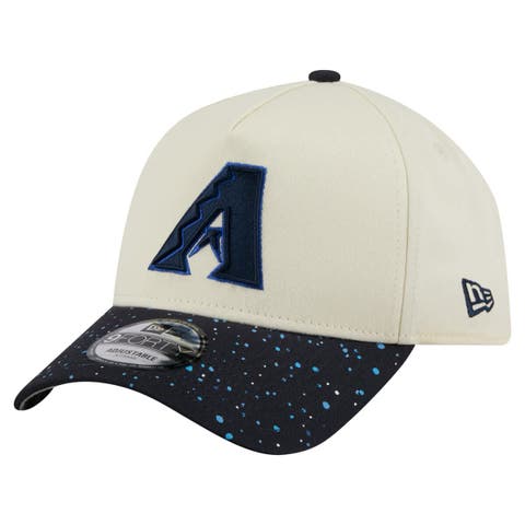 Men's New Era  Cream Arizona Diamondbacks Speckle A-Frame 9FORTY Adjustable Hat