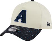 New Era Men's New Era Cream Arizona Diamondbacks Speckle A-Frame 9FORTY Adjustable Hat