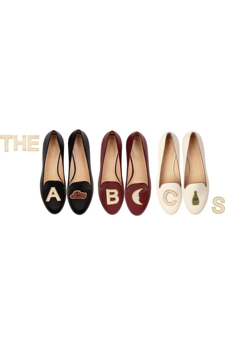 Charlotte Olympia 'ABC' Sticker Flats, Alternate, color,