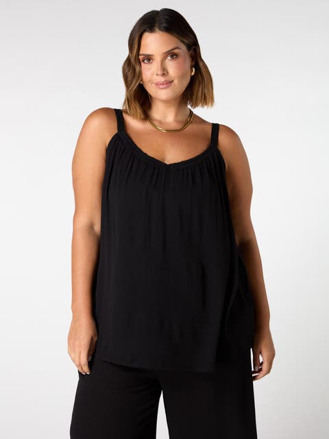 Crinkle Gathered Cami