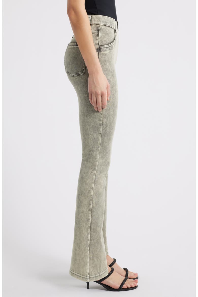 Baby Bootcut Denim Leggings, Alternate, color, ICEBERG GREEN ACID WASH