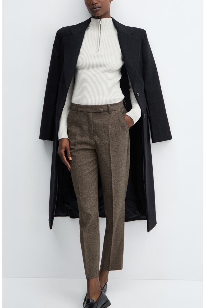 Ankle Skinny Suit Pants, Alternate, color, GREY