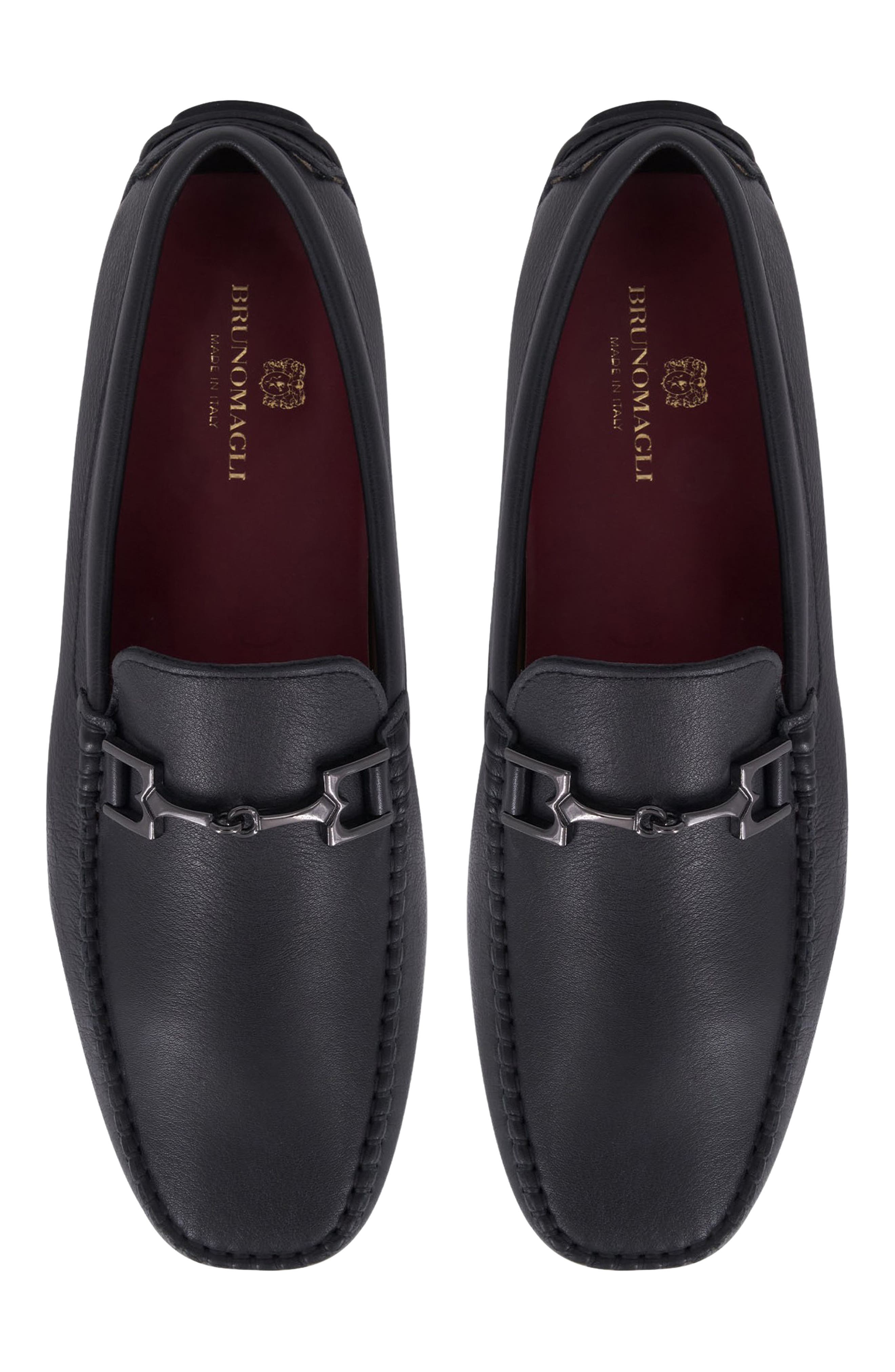 Bruno Magli Teramo Loafer, Alternate, color, Black Calf
