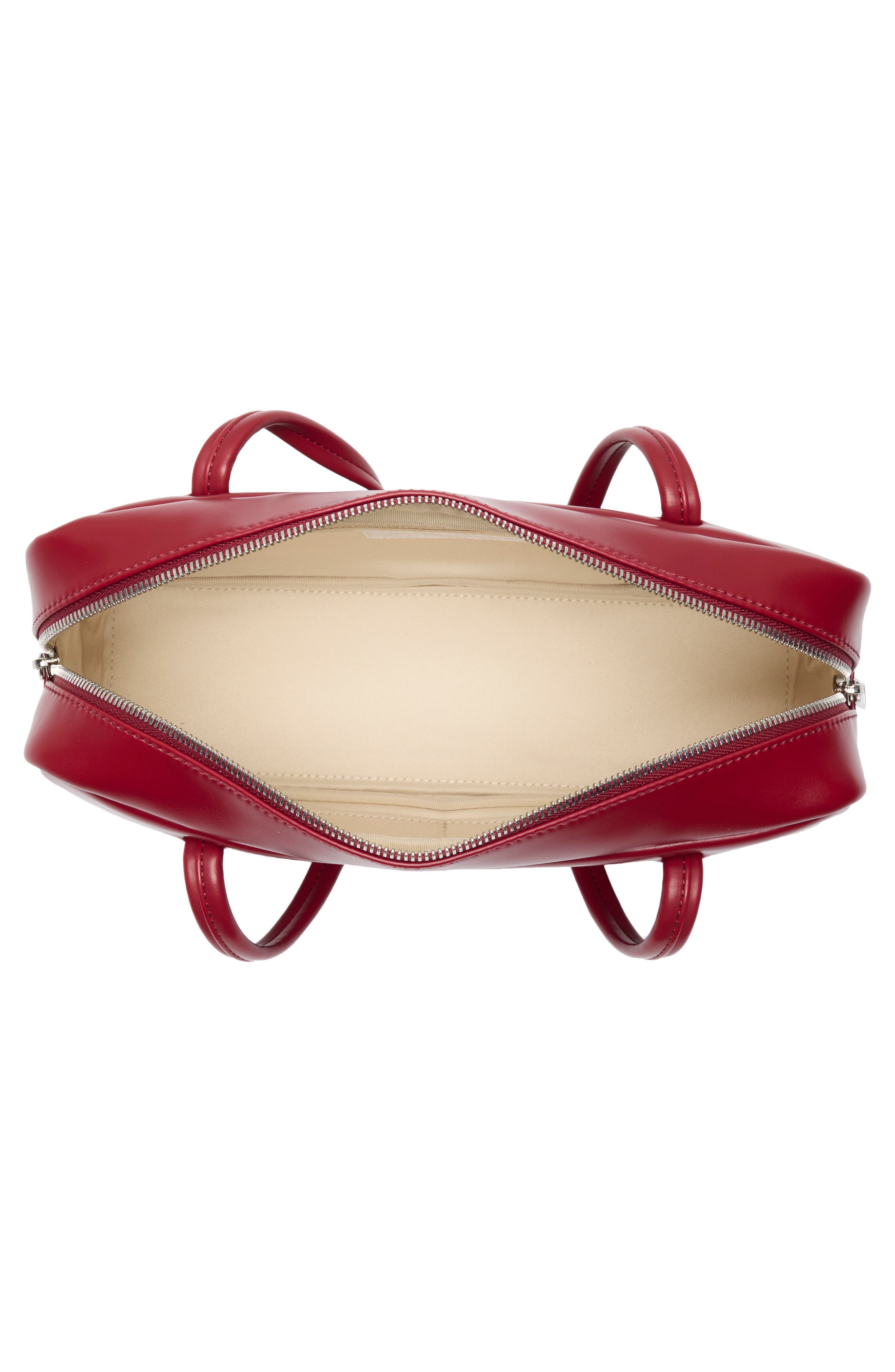 Stand Oil More Faux Leather Baguette Bag, Alternate, color, Red Wine