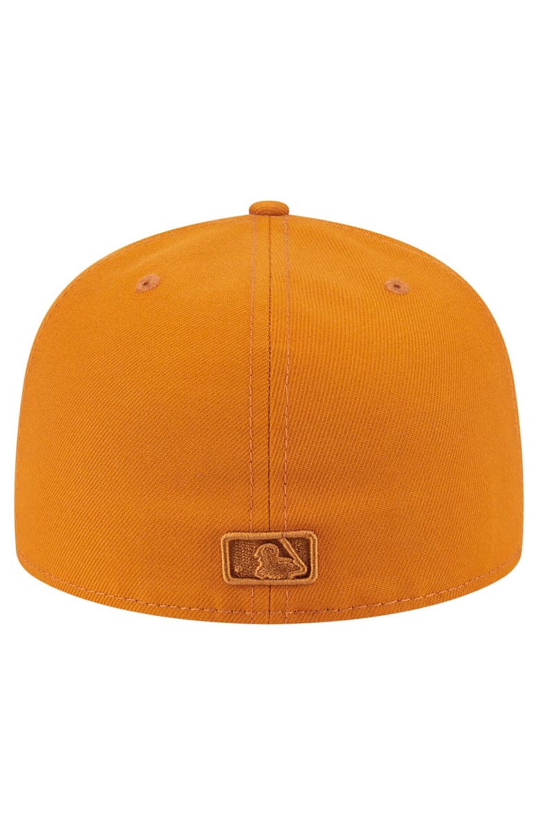 New Era Men's New Era Orange Boston Red Sox Color Pack A-Frame 59FIFTY Fitted Hat, Alternate, color, Orange