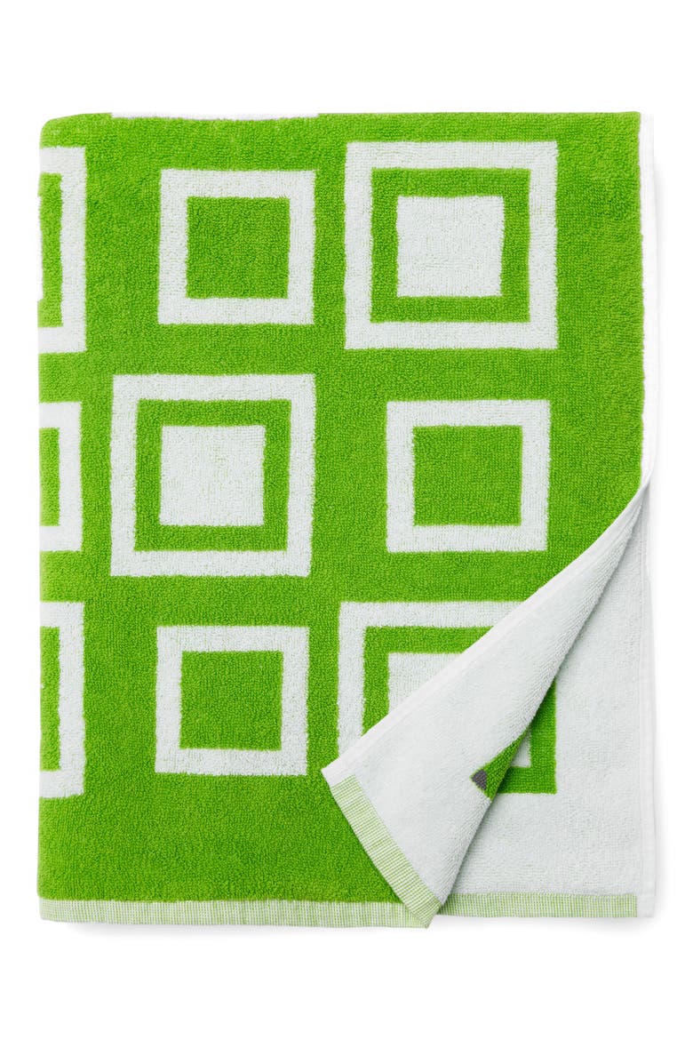 Monterosso Cotton Terry Cloth Beach Towel, Main, color, CITRUS