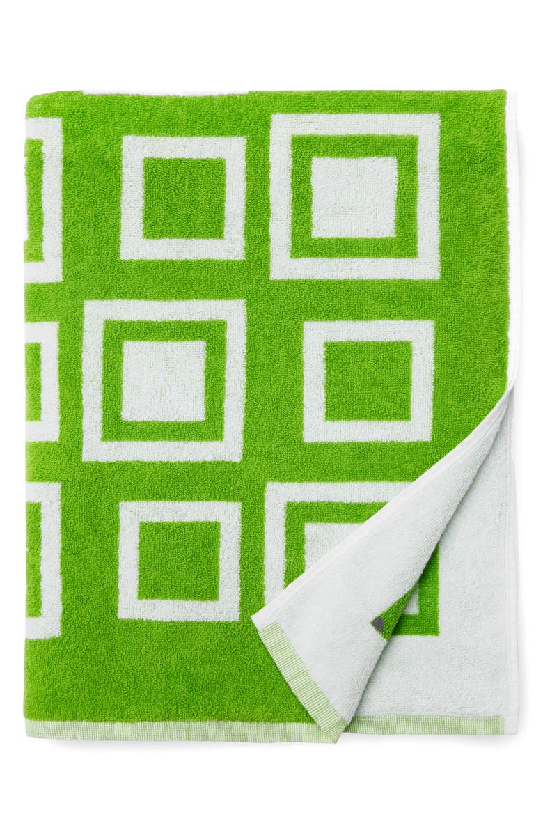 SFERRA Monterosso Cotton Terry Cloth Beach Towel, Main, color, Citrus