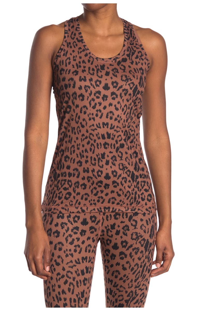 X by Gottex Mesh Racerback Tank Top, Main, color,