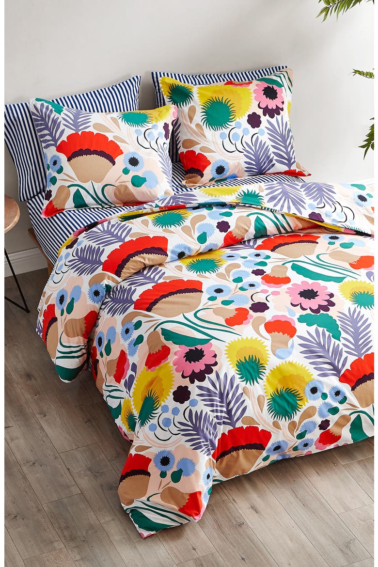 Ojakellukka Comforter & Sham Set, Alternate, color, BLUE/ MULTI