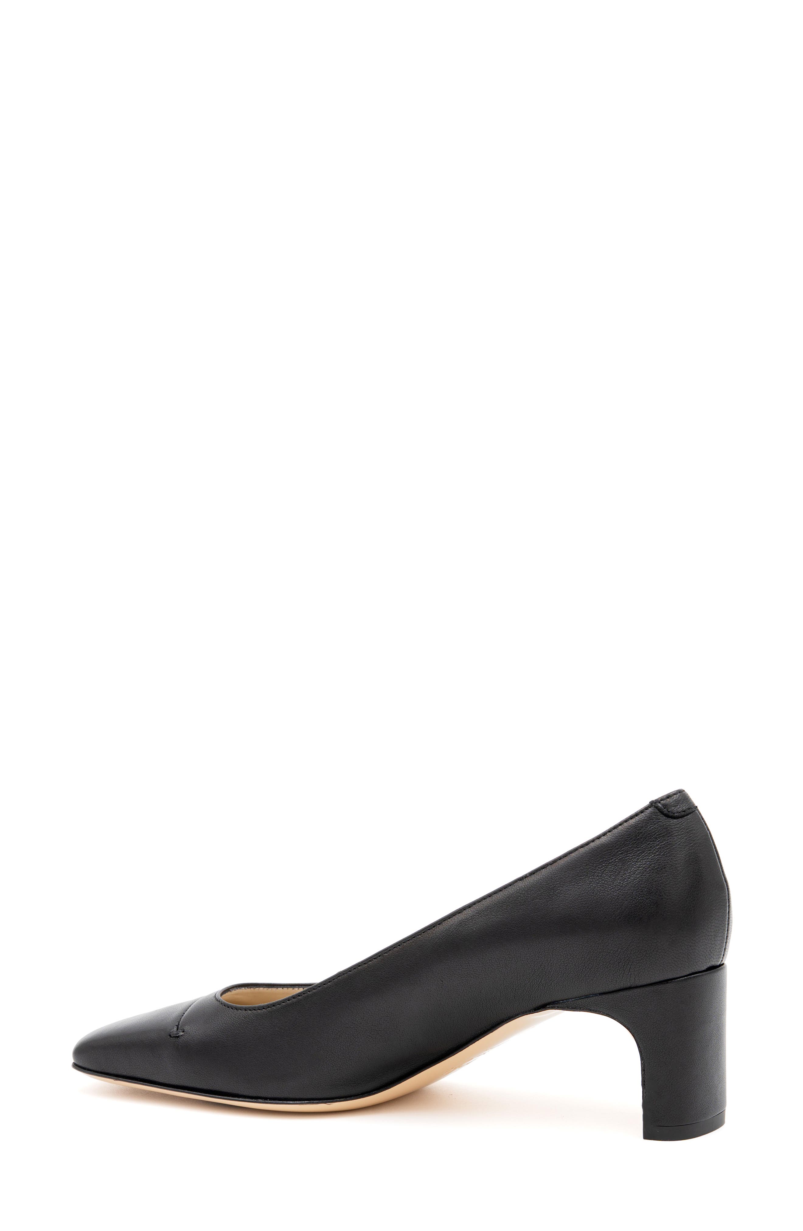 Amalfi by Rangoni Serapide Cap Toe Pump, Alternate, color, Black Parmasoft