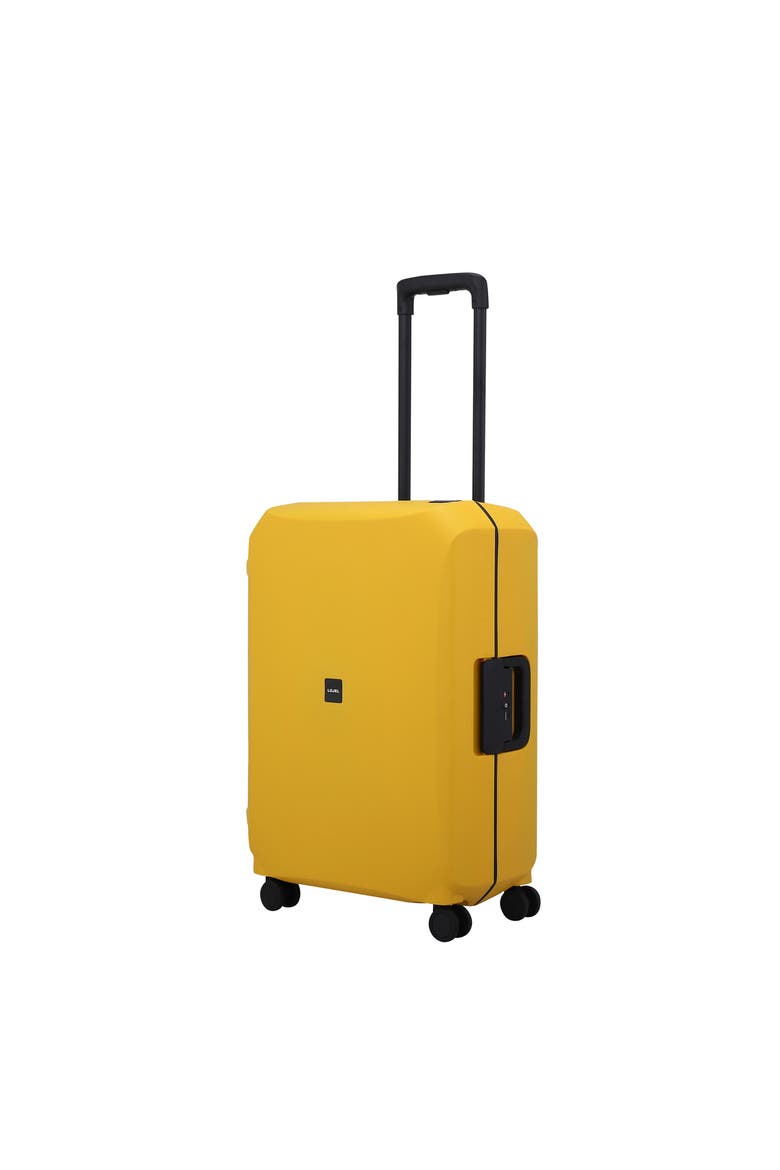 Voja Medium check in 26 inch Lightweight Luggage, Main, color, Yolk Yellow