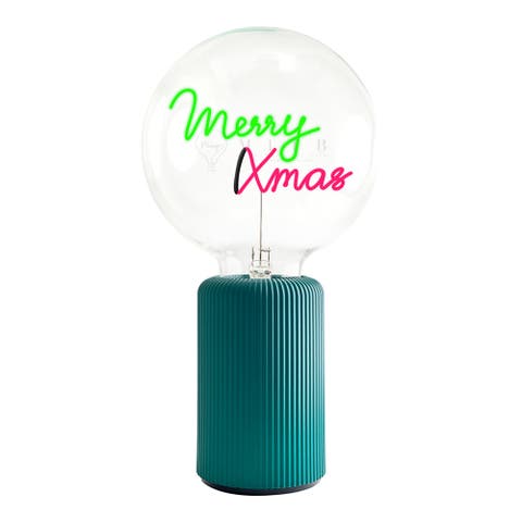Merry Xmas Portable Table Lamp