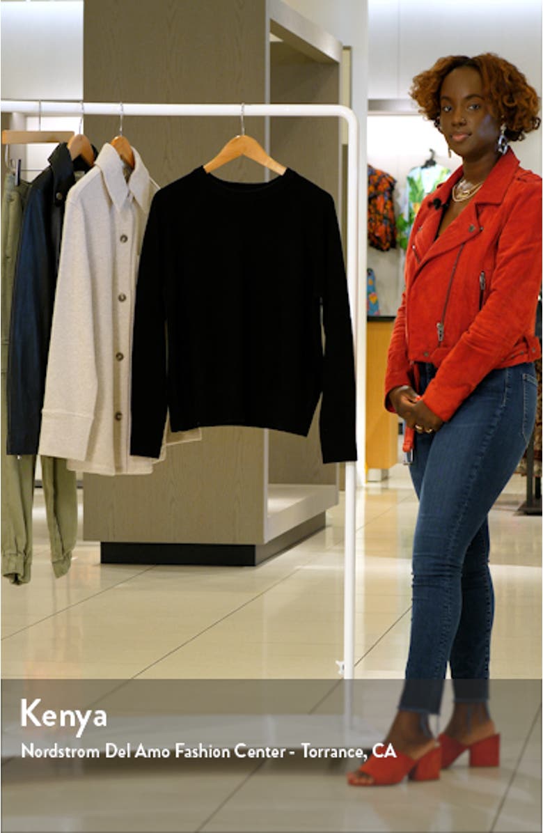 Wool & Cashmere Crewneck Sweater, sales video thumbnail