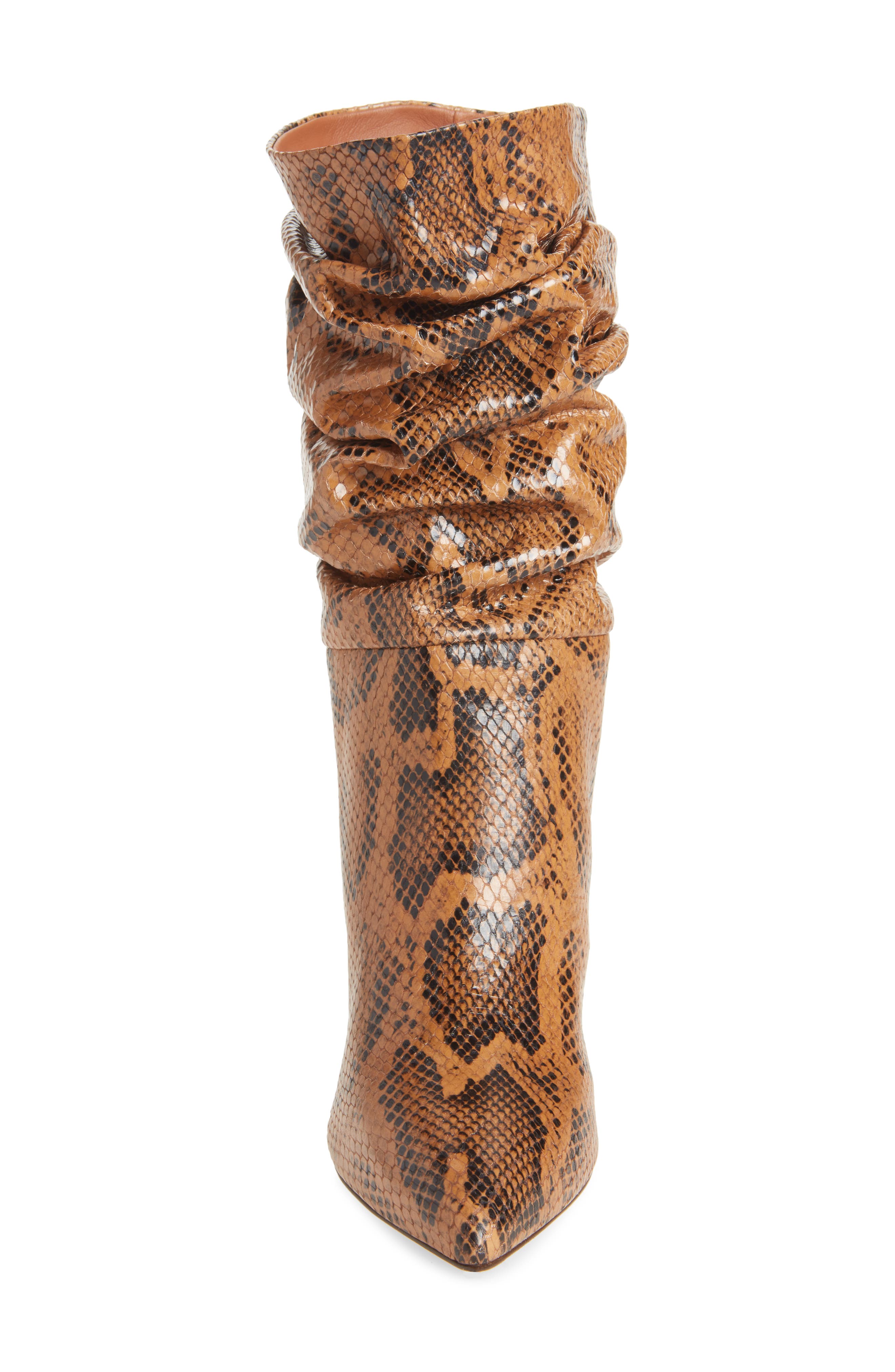 Slouchy Pointed Toe Boot, Alternate, color, COGNAC