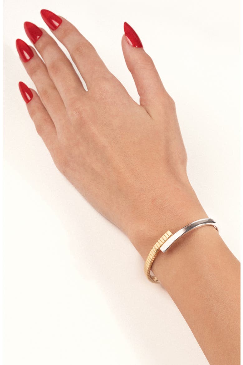 Joia Twist Cuff Bracelet, Alternate, color, YELLOW GOLD