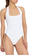 Good American Sculpt Halter Square Bodysuit