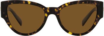 55mm Polarized Cat Eye Sunglasses