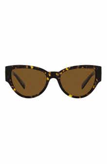 Versace 55mm Polarized Cat Eye Sunglasses
