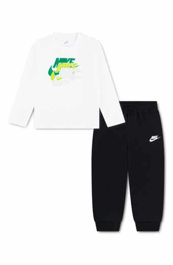 Kids' Multi Futura Logo Long Sleeve Tee & Joggers Set