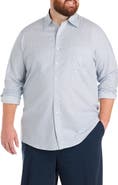 Nautica Big & Tall Geometric Print Sport Shirt