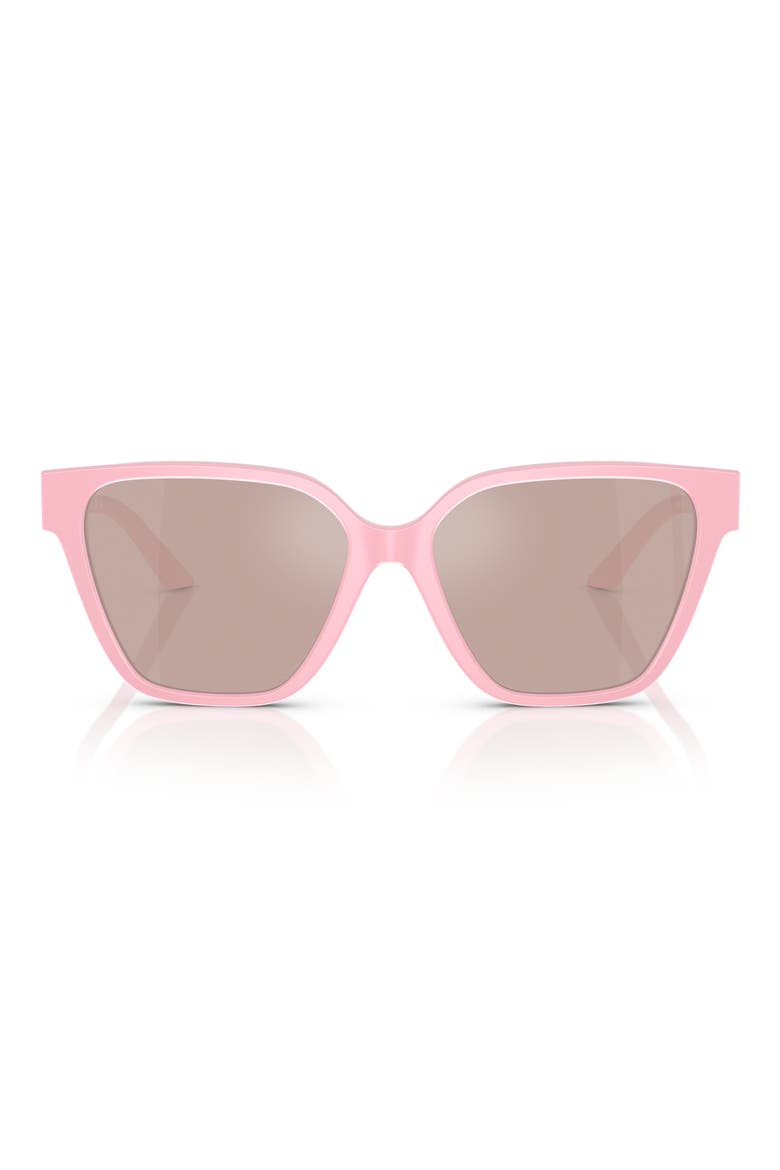 56mm Butterfly Sunglasses, Main, color, PASTEL PINK