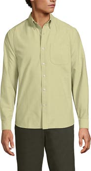 Lands' End Traditional Fit Comfort-First Sail Rigger Oxford Shirt