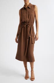 Ramy Brook Payton Sleeveless Shirtdress