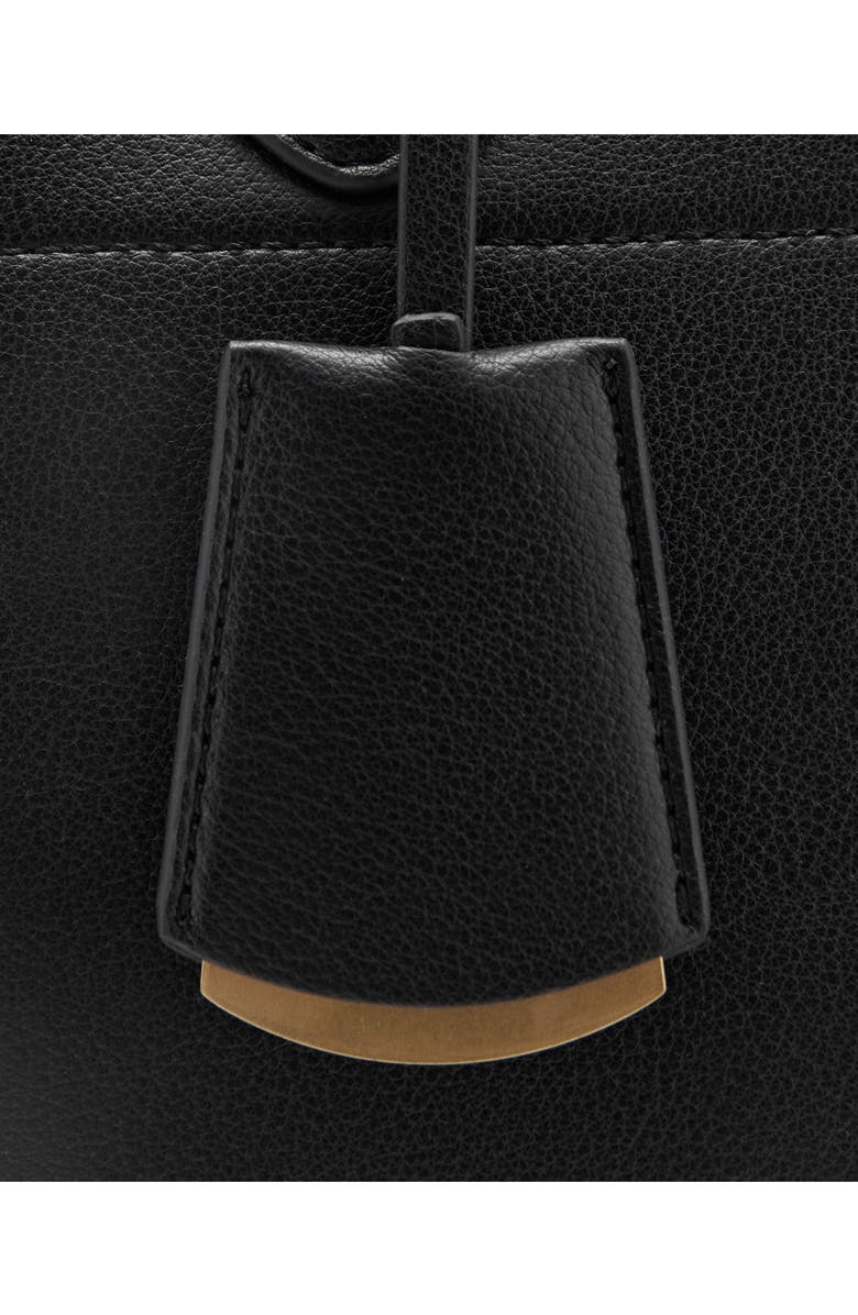 MANGO Faux Leather Shopper Bag, Alternate, color,
