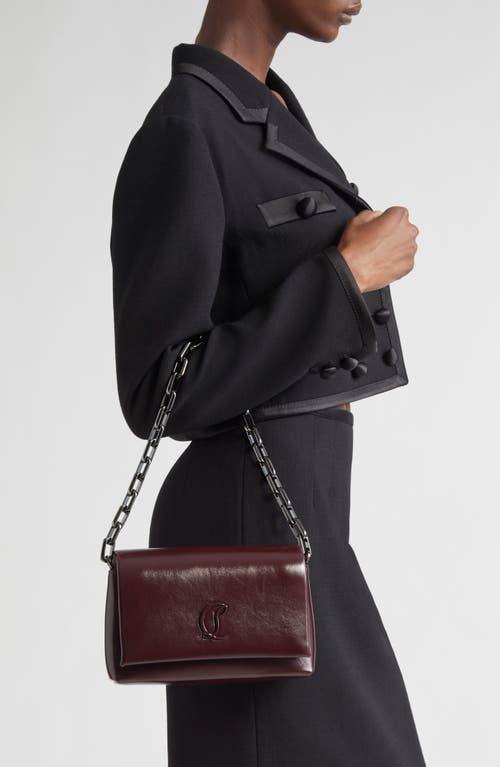 Christian Louboutin Small Loubi54 Soft Naplak Leather Shoulder Bag