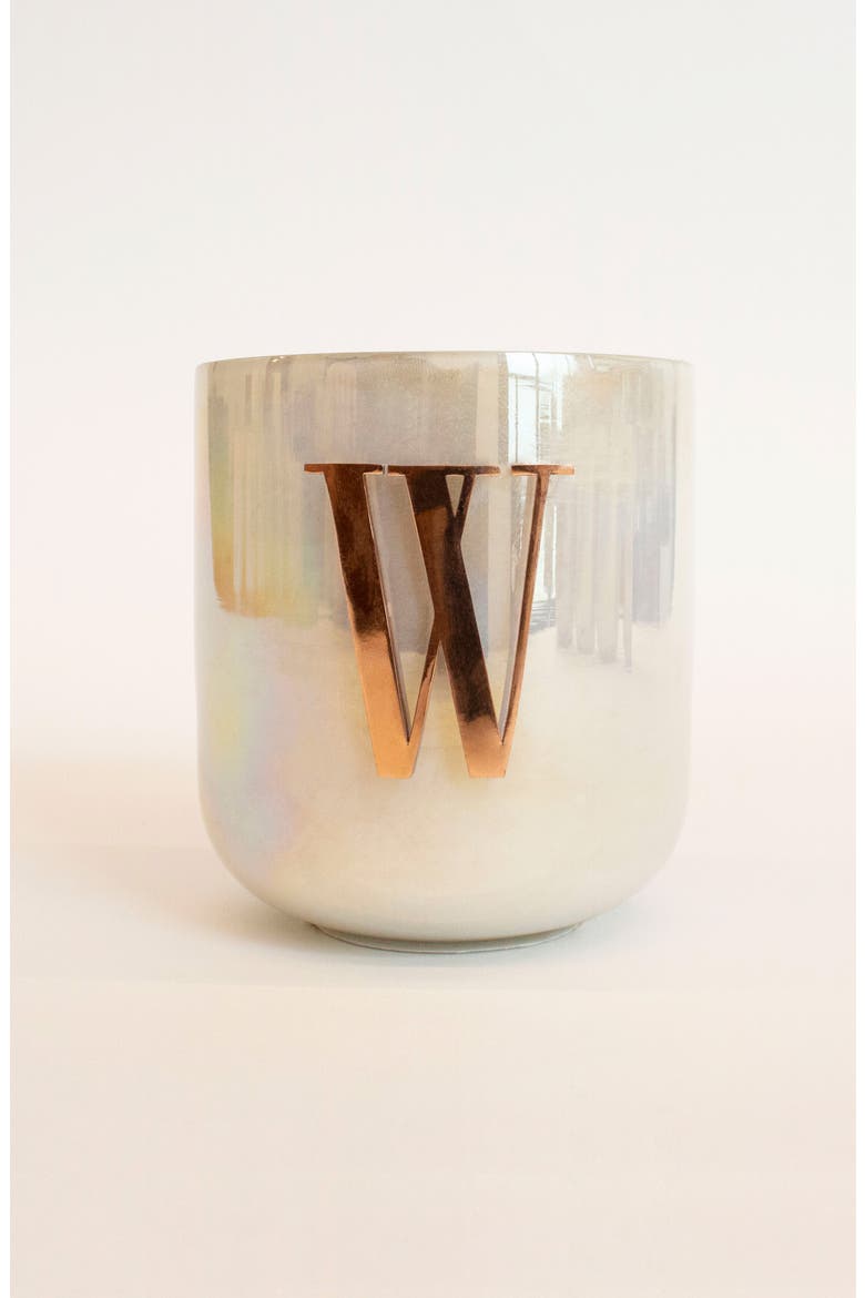 Anthropologie Monogram Candle, Main, color, W