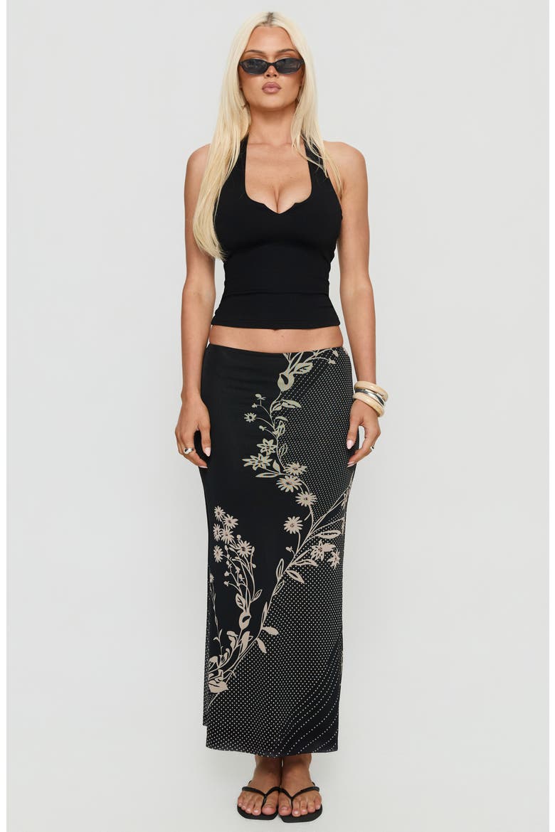 Dreamers Floral Mesh Maxi Skirt, Alternate, color, MULTI FLORAL