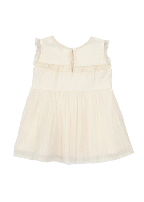 Isobella & Chloe Bella Baby Toddler Dress In Neutral