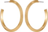 Vince Camuto Triangular Tube Hoop Earrings